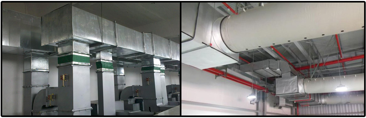 普通風(fēng)管和纖維織物風(fēng)管 普通風(fēng)管和纖維織物風(fēng)管